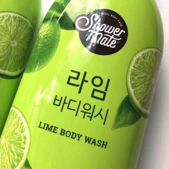 Shower Mate Bath & Body Lot 2x New Korean Shower Mate Lime Body